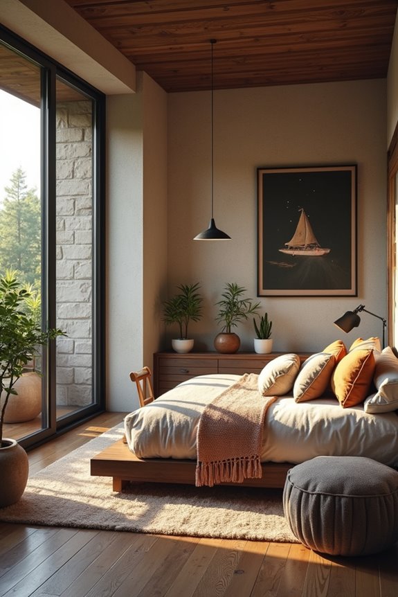 layered walls lit floors
