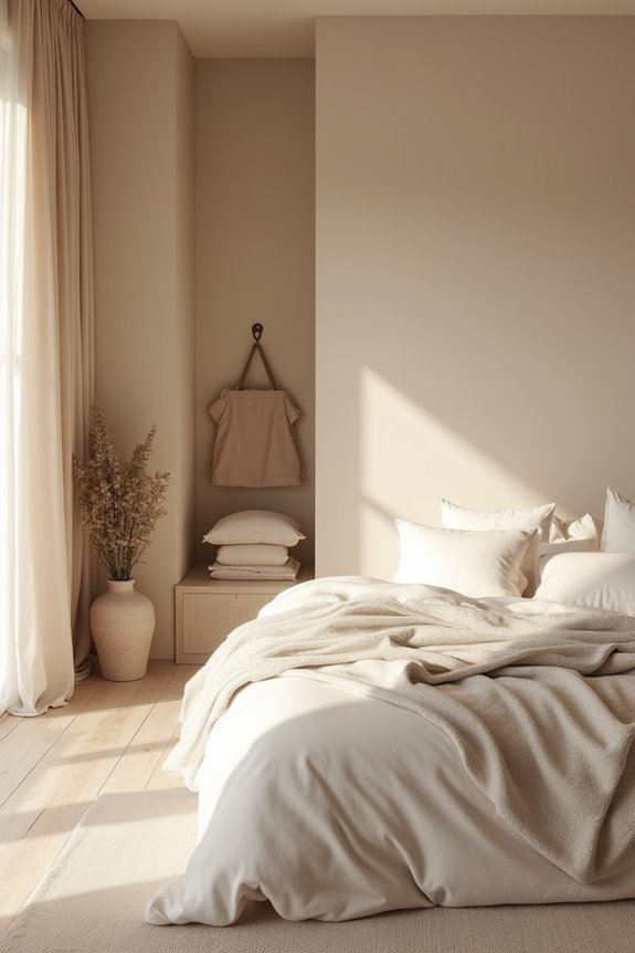 Beige Bedroom Ideas for a Serene Sanctuary 4 light beige rooms feel larger through cohesive soft lighting