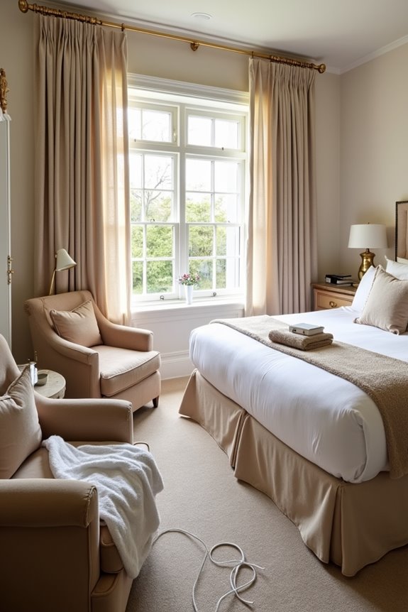 10 Guest Bedroom Ideas to Welcome Visitors in Style 9 luxury guest bedroom essentials robes blankets chargers