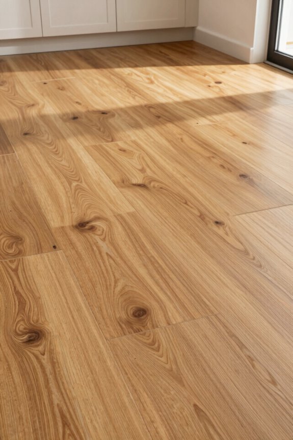 luxury vinyl plank mimics hardwood durability