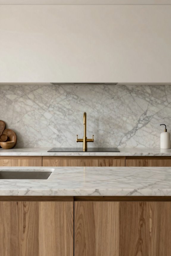 marble wood brass harmony