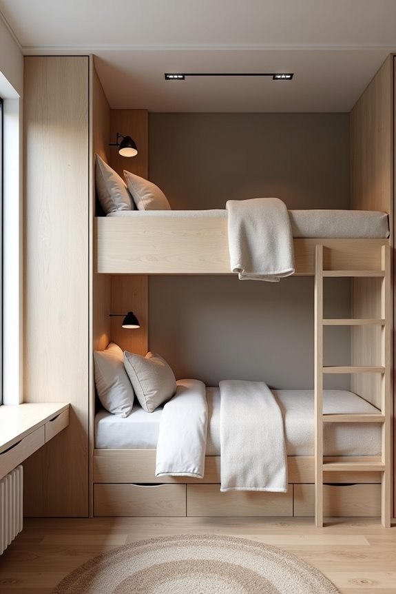 Modern Bunk Room Ideas That Maximize Space 6 mature bunk room design
