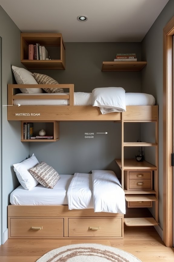 Modern Bunk Room Ideas That Maximize Space 1 measure mattresses and clearance precisely