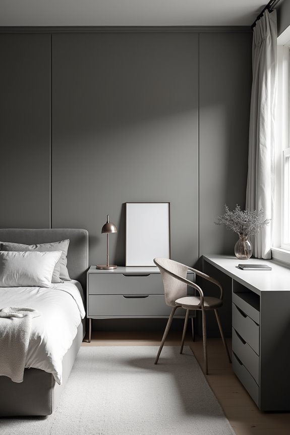 10 Tiny Bedroom Ideas to Maximize Your Small Space 10 monochrome calm cohesive space