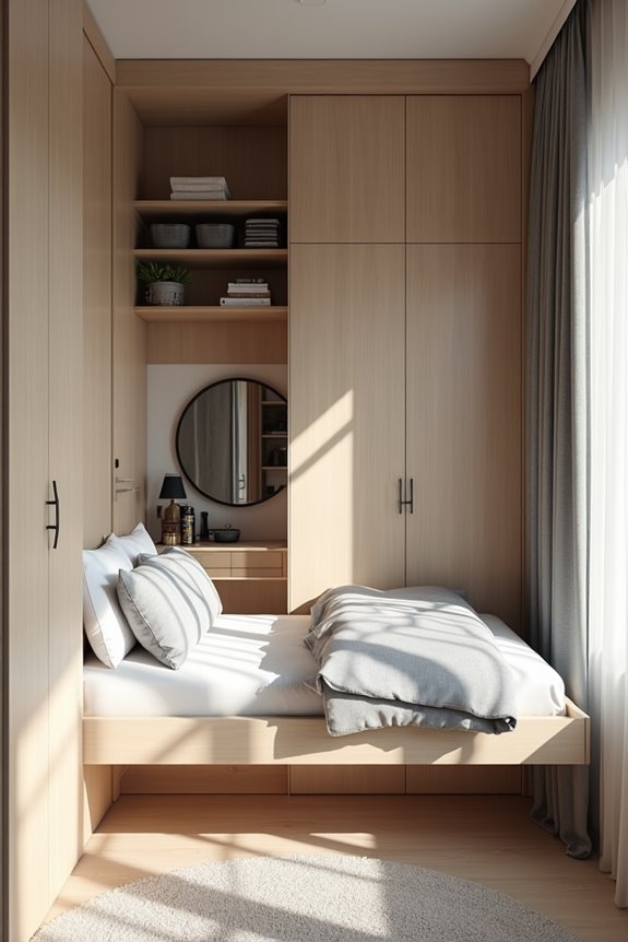10 Tiny Bedroom Ideas to Maximize Your Small Space 7 murphy bed for multifunctional space