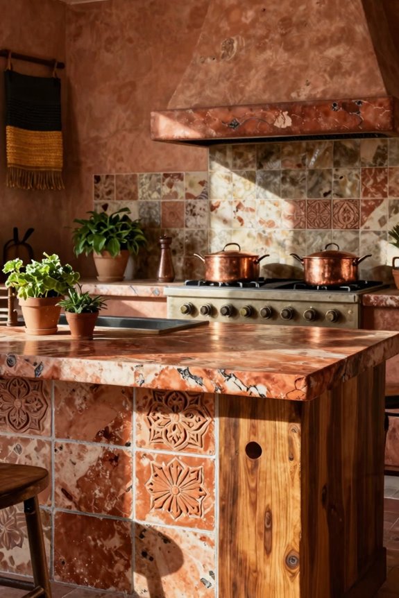 10 Mexican Kitchen Ideas to Transform Your Space 8 natural stone countertops endure beautifully