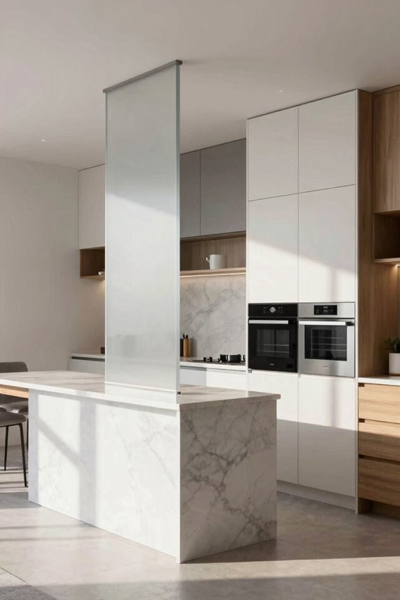 one wall l shape galley