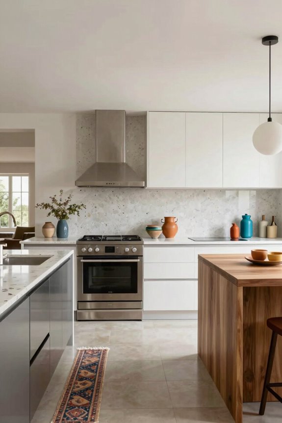 open kitchen personality open sightlines