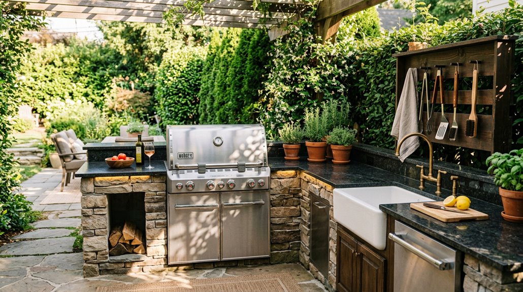 outdoor kitchen inspired backyard ideas s2tzs