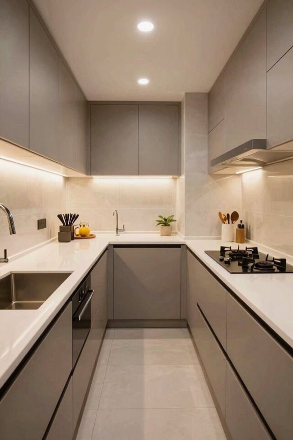 parallel counters create work zones