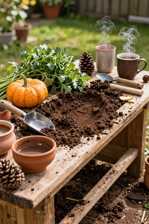 7 Mud Kitchen Ideas to Transform Your Backyard 2 seasonal evolving mud kitchen play