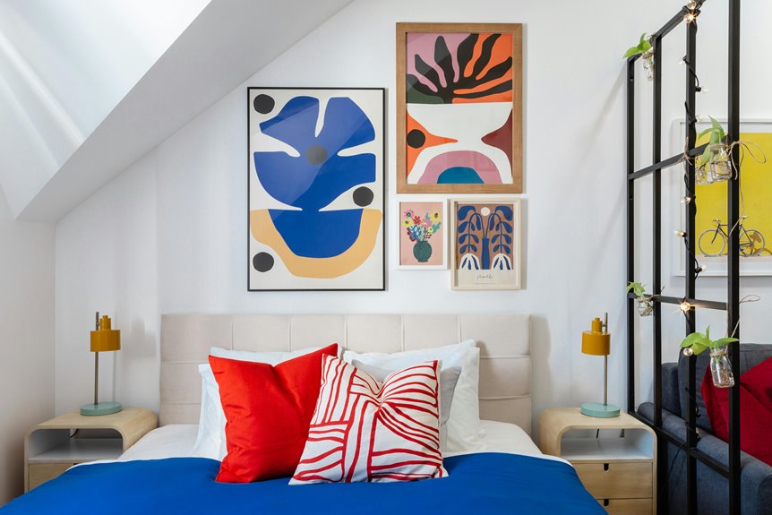seven bedroom color schemes optimize compact spaces