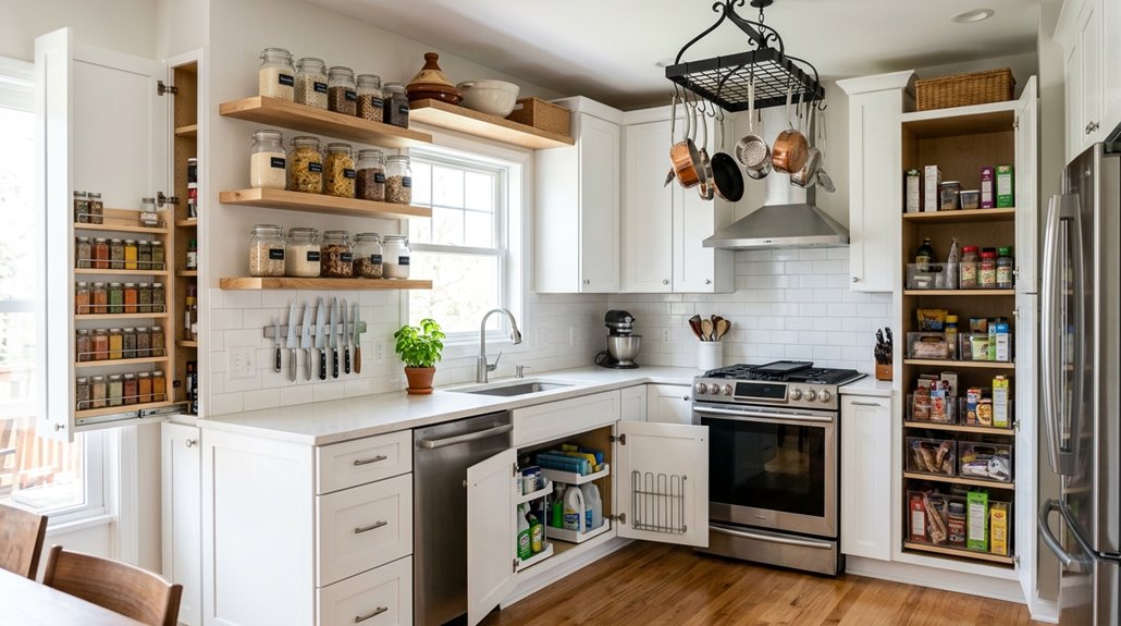 seven kitchen storage ideas to maximize space