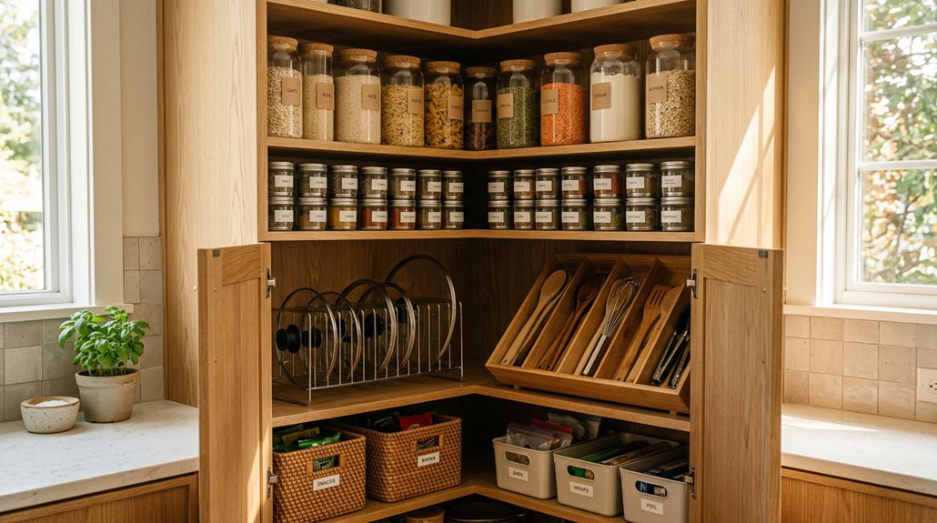 smart ideas for corner cabinets