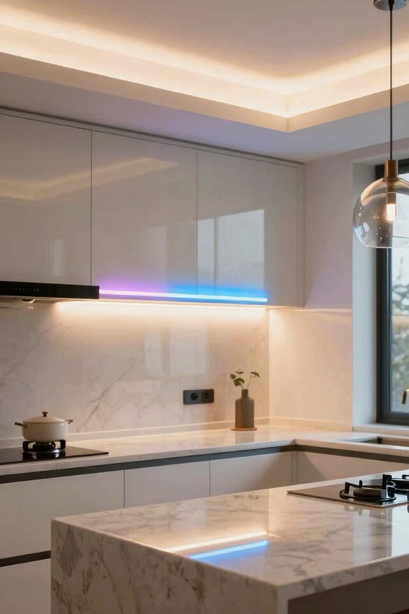 smart kitchen lighting adaptive scenes