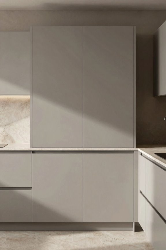 soft gray greige kitchen neutrality strategy