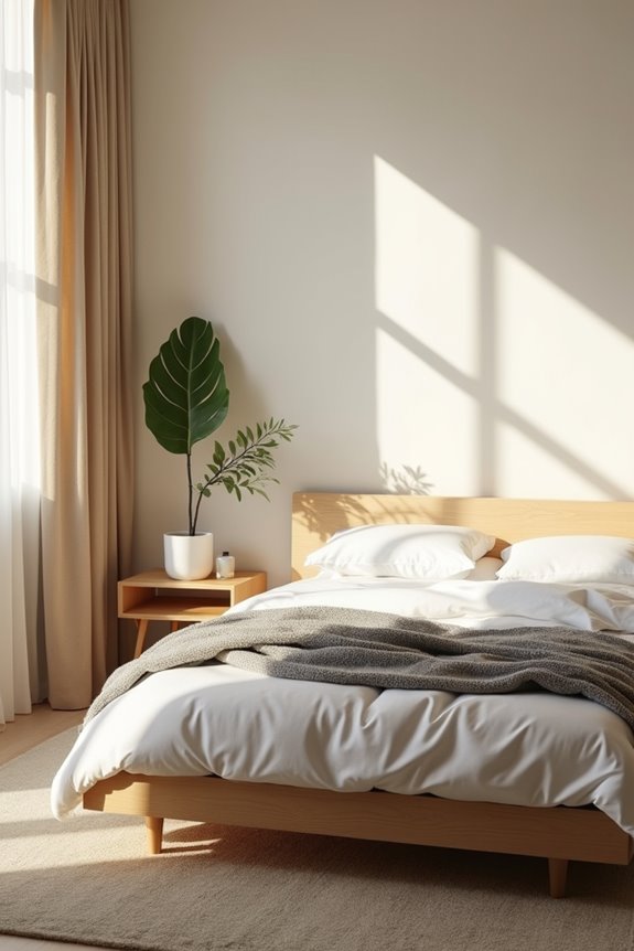 soft neutrals with botanical accents