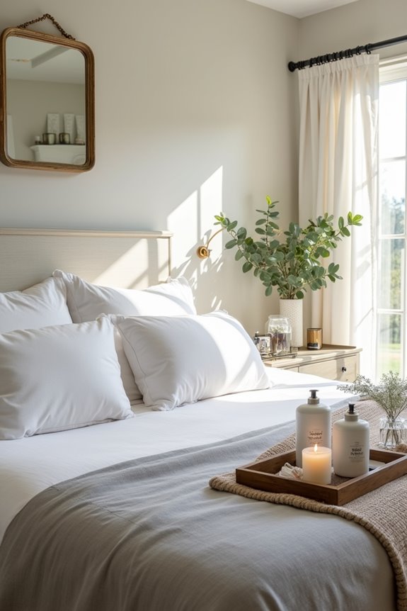 10 Guest Bedroom Ideas to Welcome Visitors in Style 6 stocked guest room essentials basket inspires comfort