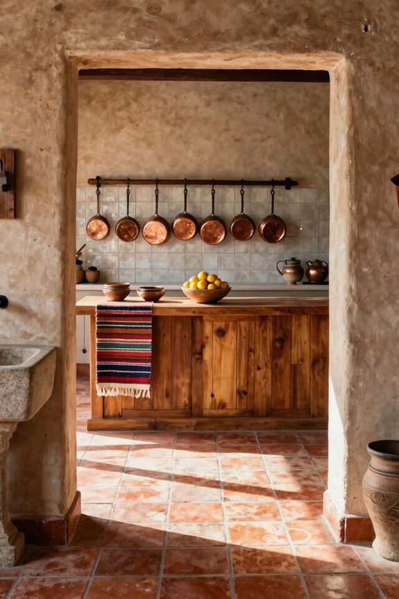 10 Mexican Kitchen Ideas to Transform Your Space 1 terracotta tiles warm expansive
