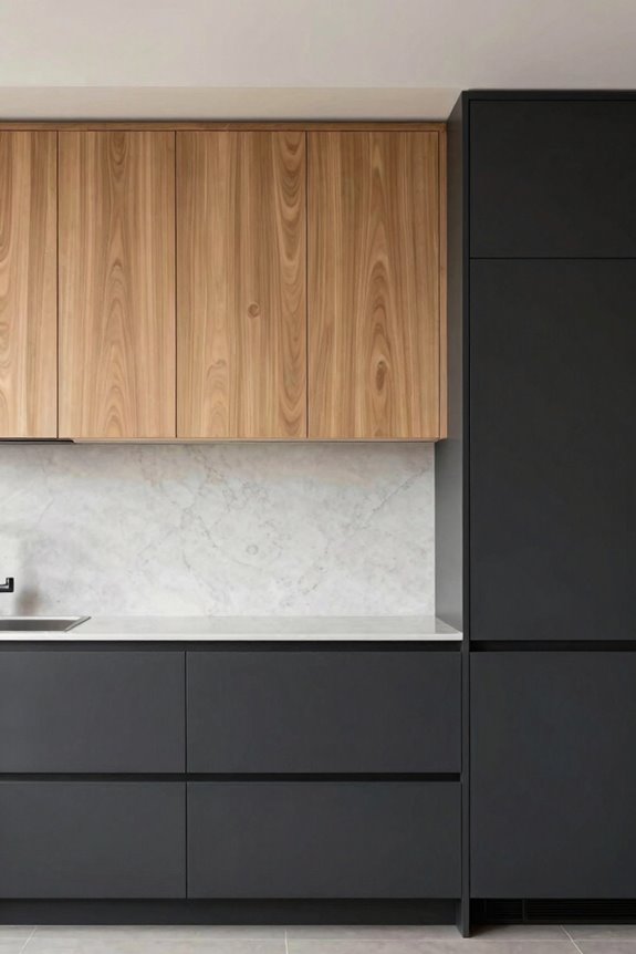 5 Maple Kitchen Cabinet Styles That Transform Your Space 2 two tone maple contrast with openness fa8hl