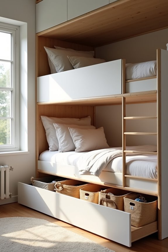 under bed drawers maximize space