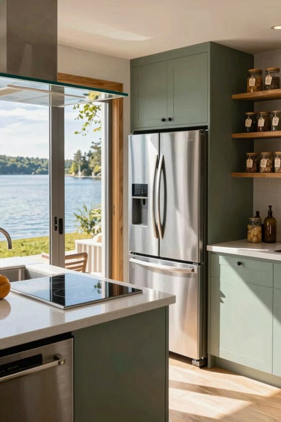 verona appliance ensemble elevates lakehouse kitchen