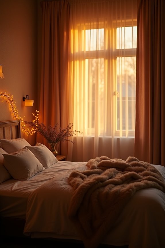 warm dimmable amber layered illumination