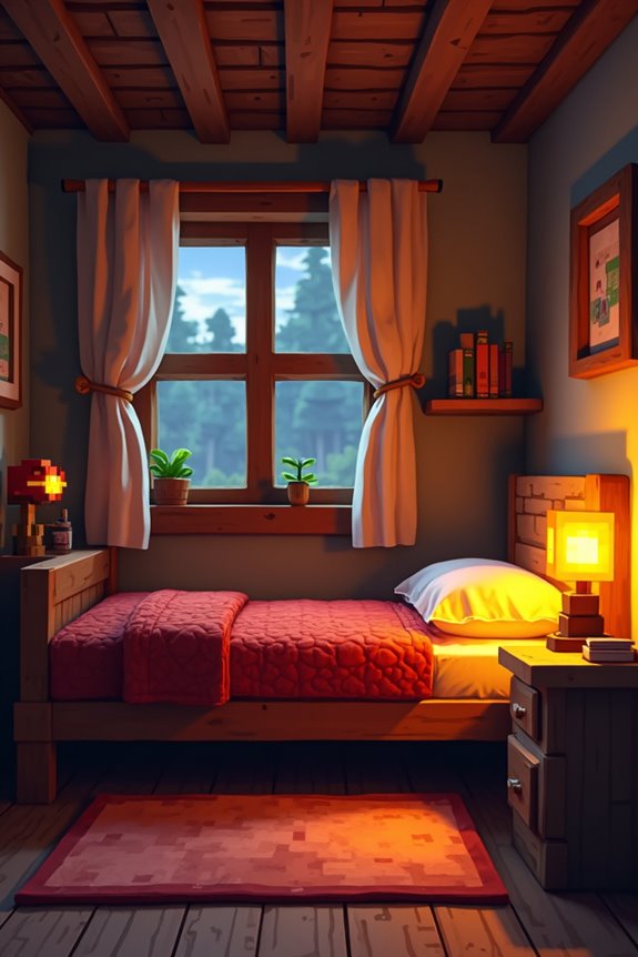 warm layered bedroom illumination strategy