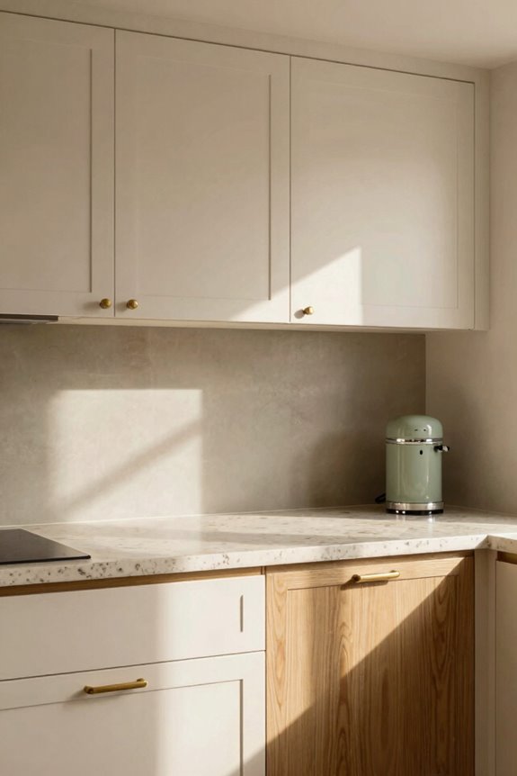 Mid-Century Kitchen Color Palette Ideas 1 warm neutrals anchor mid century kitchens