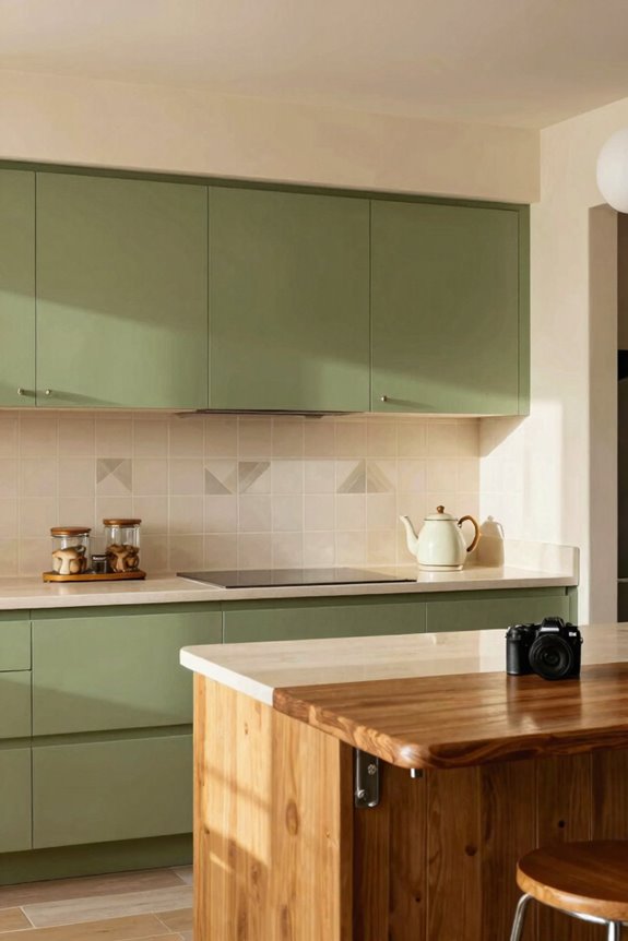 Mid-Century Kitchen Color Palette Ideas 5 warm wood restrained bold palette