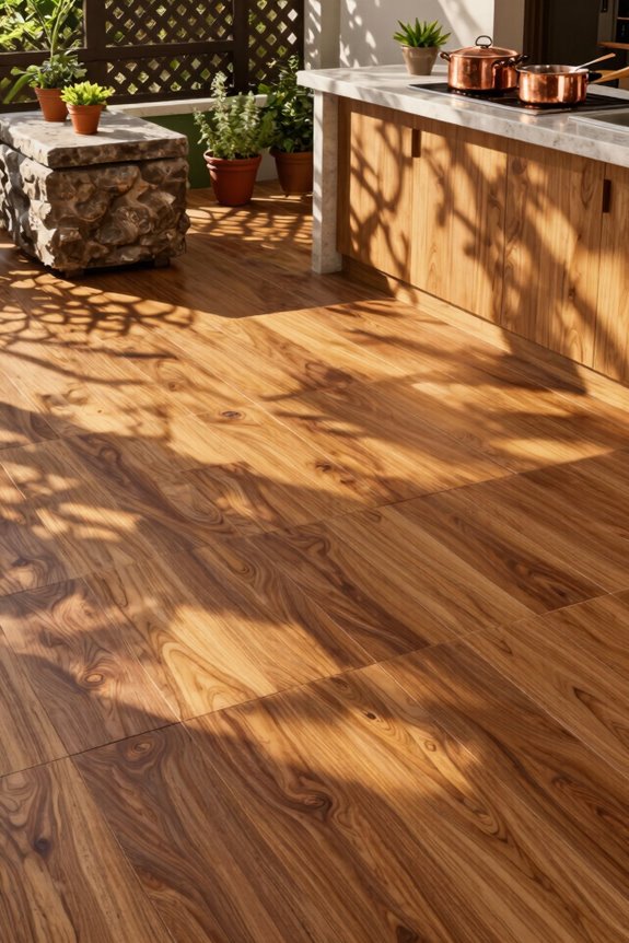 7 Outdoor Kitchen Tile Designs That Transform Your Space 3 wood look porcelain low maintenance longevity
